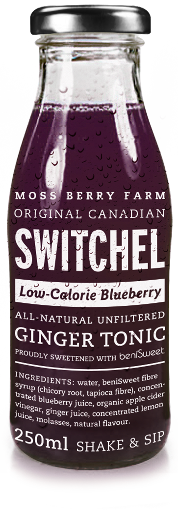 switchel low-cal blueberry