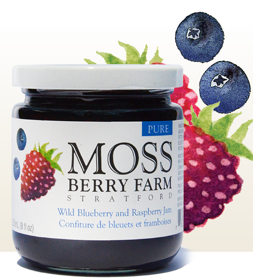 wild blueberry raspberry jam